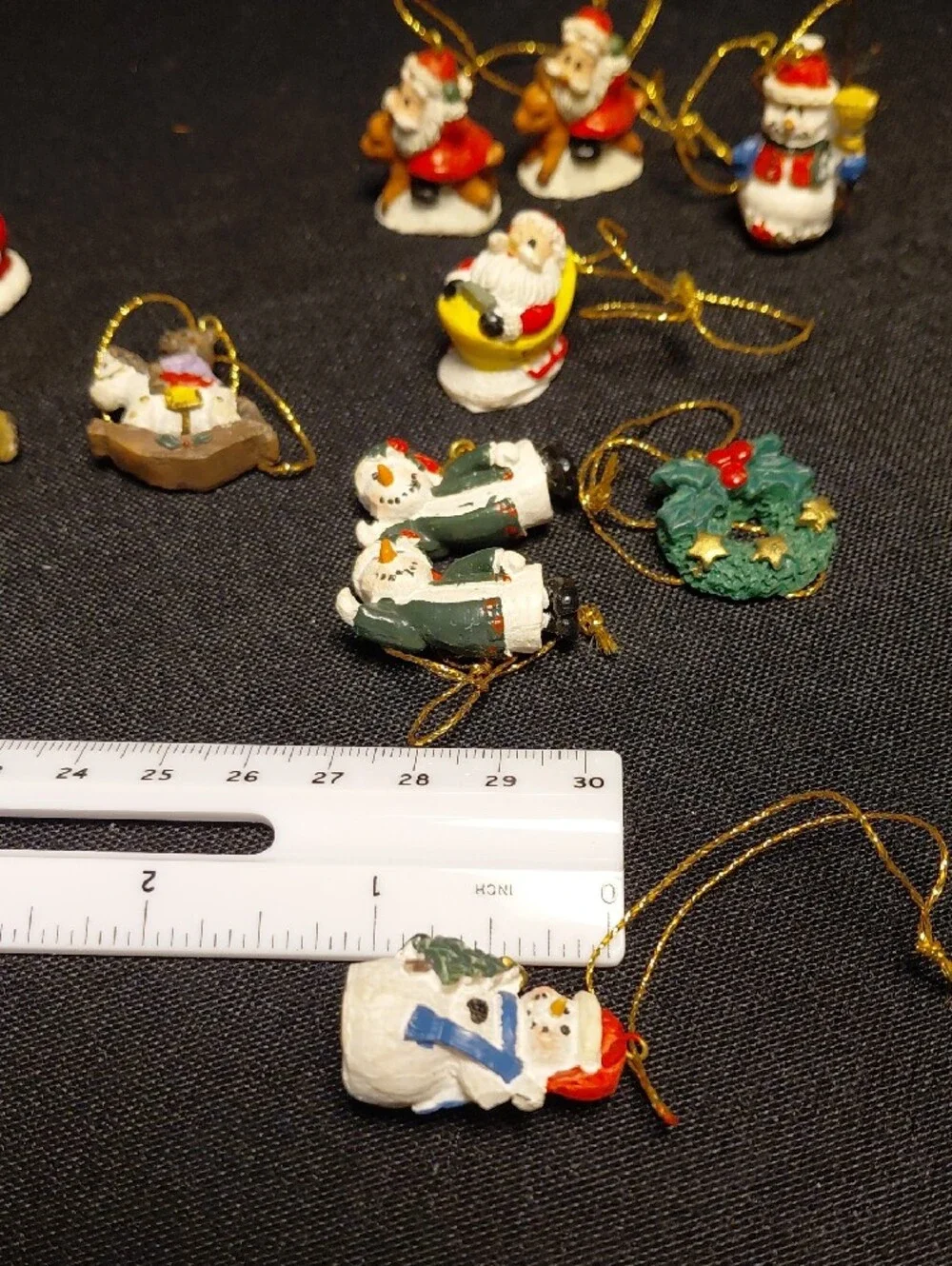 VINTAGE MINIATURE RESIN ORNAMENT